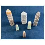 Polished Stone Crystal Towers in Mixed Patterns