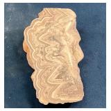 Natural Banded Agate Specimen with Intricate Layer