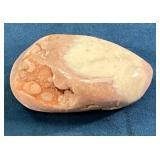 Smooth Polished Stone with Natural Inclusions