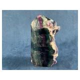 Polished Rainbow Fluorite Crystal Tower Sculpture