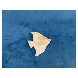 Frosted Glass Angelfish Figurine