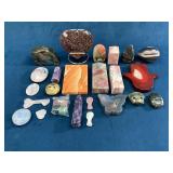 Gemstones, Carvings, and Decorative Items