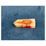 Carnelian Agate Polished Point With Natural Bands