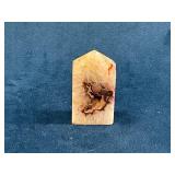 Quartz Crystal Point With Multicolored Inclusions