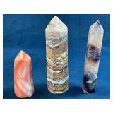 Polished Gemstone Towers and Points