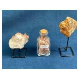 Crystals and Stones with Display Stands and Mini B