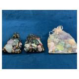 Gemstones, Figurines, and Stickers in Gift Bags