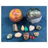 Spherical, Polished Stones and Natural Gem Specime