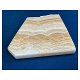 Polished Banded Onyx Slab with Natural Layers for