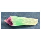 Bicolor Green and Pink Quartz Crystal Specimen