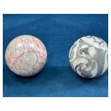 6 Decorative Stone and Crystal Spheres