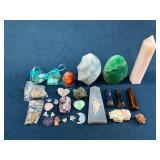 Gemstones, Crystals, and Carved Minerals