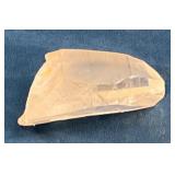 Clear Quartz Crystal Shard with Smooth and Angular