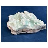 Polished Larimar Specimen with Layered Formation