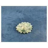Green Stone Sunburst Decorative Object
