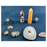 Gemstones and Polished Crystal Decor