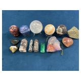 Gemstone Spheres, Carvings, and Crystals with Pyri