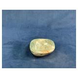Small Hand-Carved Green Stone Bowl