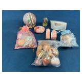 Crystal and Stone Lot with Spheres, Points, and De