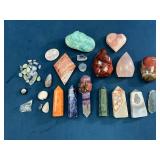 Polished Gemstones and Mineral Specimens