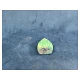 Green and Purple Fluorite Polished Gemstone Point