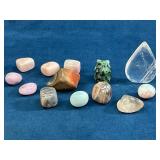 Polished Stones and Mineral Specimens Including Ro