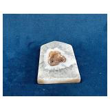 Polished Quartz Specimen with Geode Inclusion