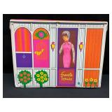 Vintage 1965 Francie Barbie Doll House Play Set Po