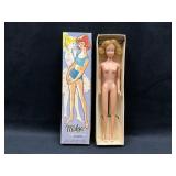 Vintage 1960s Blonde Midge Barbie Doll #860 in Ori