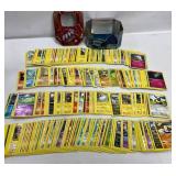 Misc Pokemon Cards in Tin With Various Years Noted