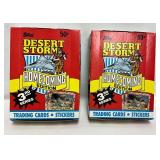 2  Packs Topps 1991 Desert Storm Homecoming Editi