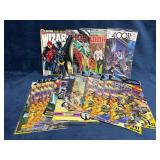 Comic Book Collection Featuring Wizard, ROM, Spide