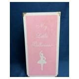 My Little Ballerina Pink Storage Case with Gold Co