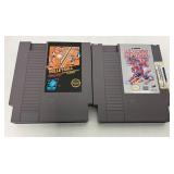 2- Nintendo games NES Volleyball and Blades of Ste