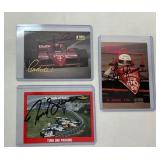 Autographed Legends of Indy Hi-Tech 1992-93 Tradin