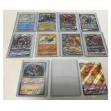 10 Japanese Pokemon Trading Cards in Sleeves