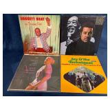 Four Vinyl Records Including Kenny Burrell and Jun