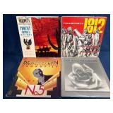 Four Vinyl Records Featuring Classical Works by Tc