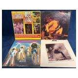 Four Vinyl Records Featuring Smokey Robinson, Curt