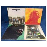 4 Vinyl Records: Blood, Sweat & Tears, Santana & B