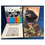 4 Jazz Vinyl Records Including Organ Jazz Giants