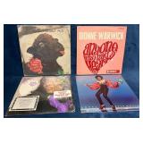 Four Vinyl Records Dionne Warwick,Funkadelic,Marth