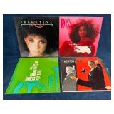 Four Vinyl Records Miami Sound Machine, Diana Ross