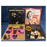 Four Classic Vinyl Records Featuring Dionne Warwic