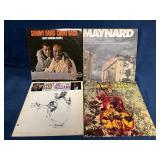 4 Vinyl Records: Sammy Davis & Count Basie, Maynar