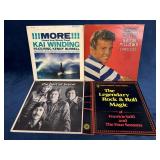 Four Vinyl Records Featuring Various Artists