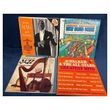Four Vinyl Records Featuring Al Jolson, Buddy Morr