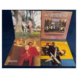 Four Vinyl Records Including Stevie Wonder and "We