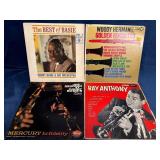 Four Jazz and Big Band Vinyl Records