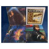 Four Jazz Vinyl Records: Gato Barbieri, Chuck Mang